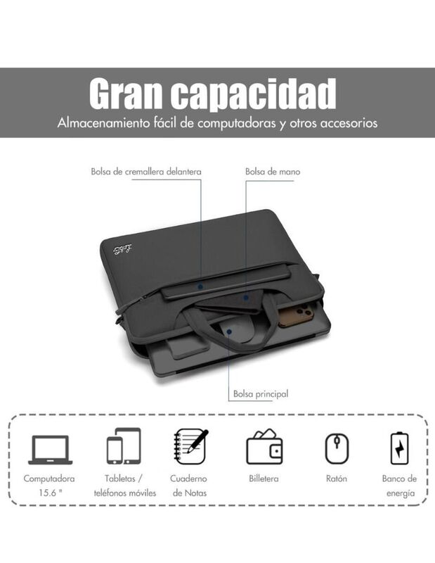 Malet&iacute;n Porta Laptop Pink Brule 15.6 Pulgadas image number null