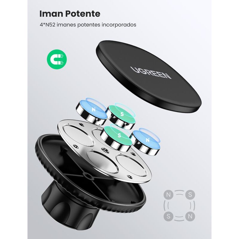 Soporte Ugreen Para Auto Magn&eacute;tico Universal image number null
