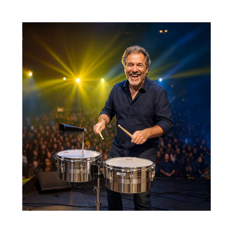 Timbales Vaso Largo 14 Y 15 Pulgadas Con Cencer... image number null