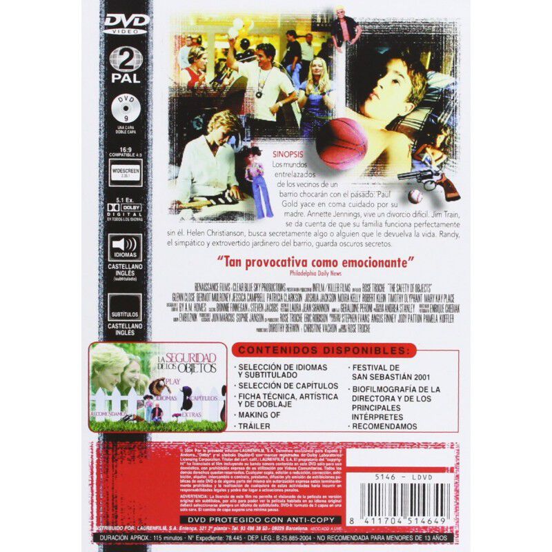 La Seguridad De Los Objetos [dvd] (2002) image number null