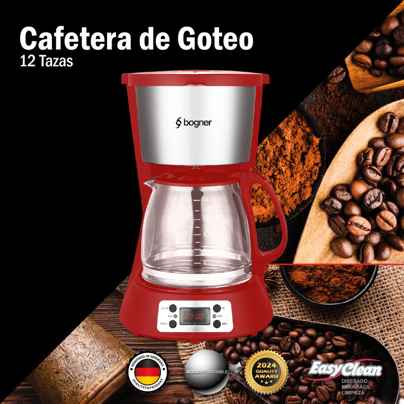 Bogner Cafetera Digital De Goteo Capacidad 12 T... image number null
