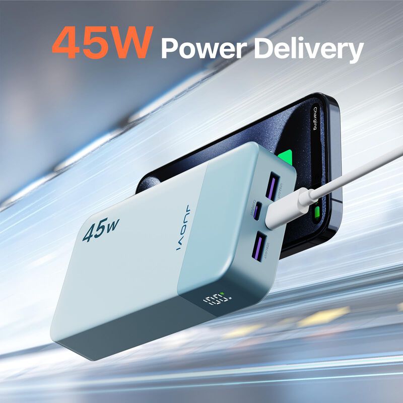 Cargador Port&aacute;til Power Bank Juovi J2621 20000m... image number null