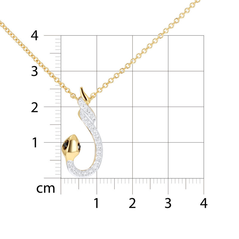 Gargantilla De Oro Amarillo 10K Con 6Pts De Dts... image number null