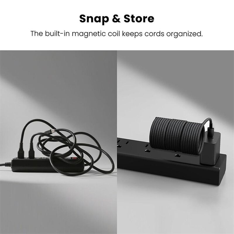 Cable Datos Mybat Rebobinado Magn&eacute;tico Usb-c A ... image number null