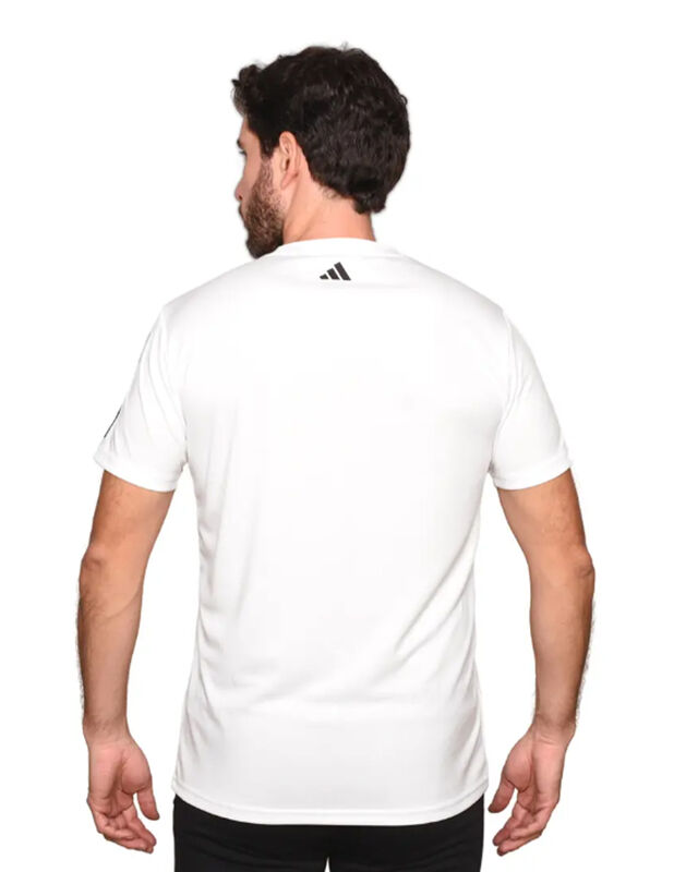 Playera De Manga Corta Cuello Redondo Blanco Co... image number null