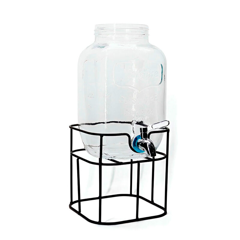 Vitrolero Dispensador con Base de Hierro Bluela... image number null