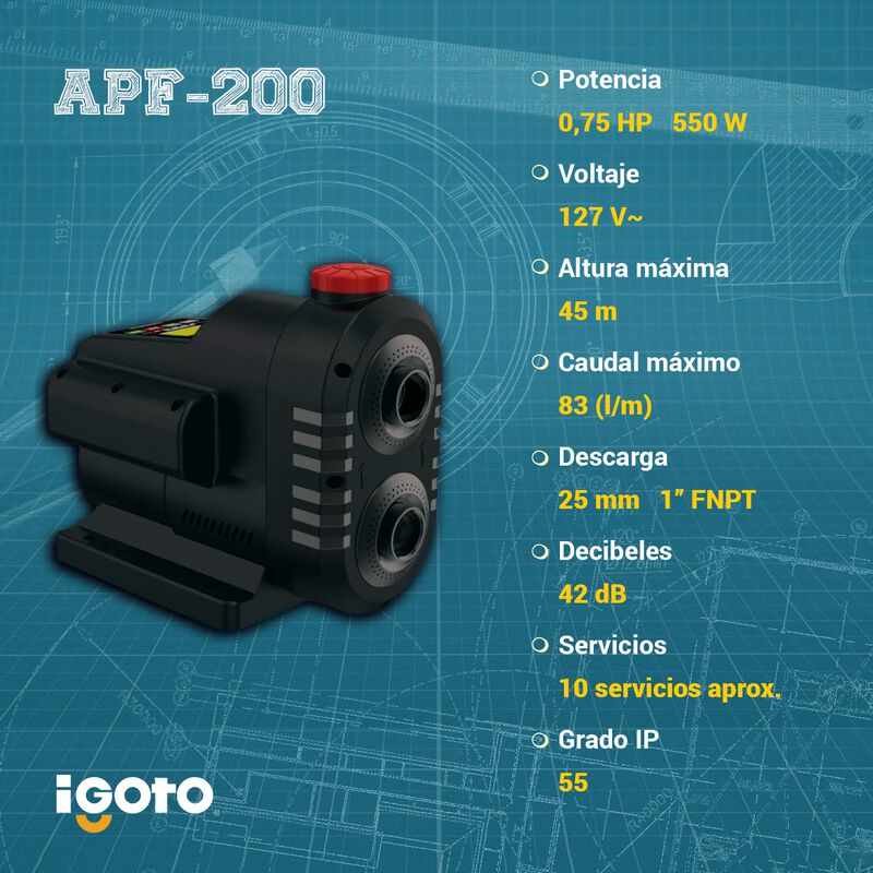 Presurizadora Bomba De Presion Constante Apf200... image number null