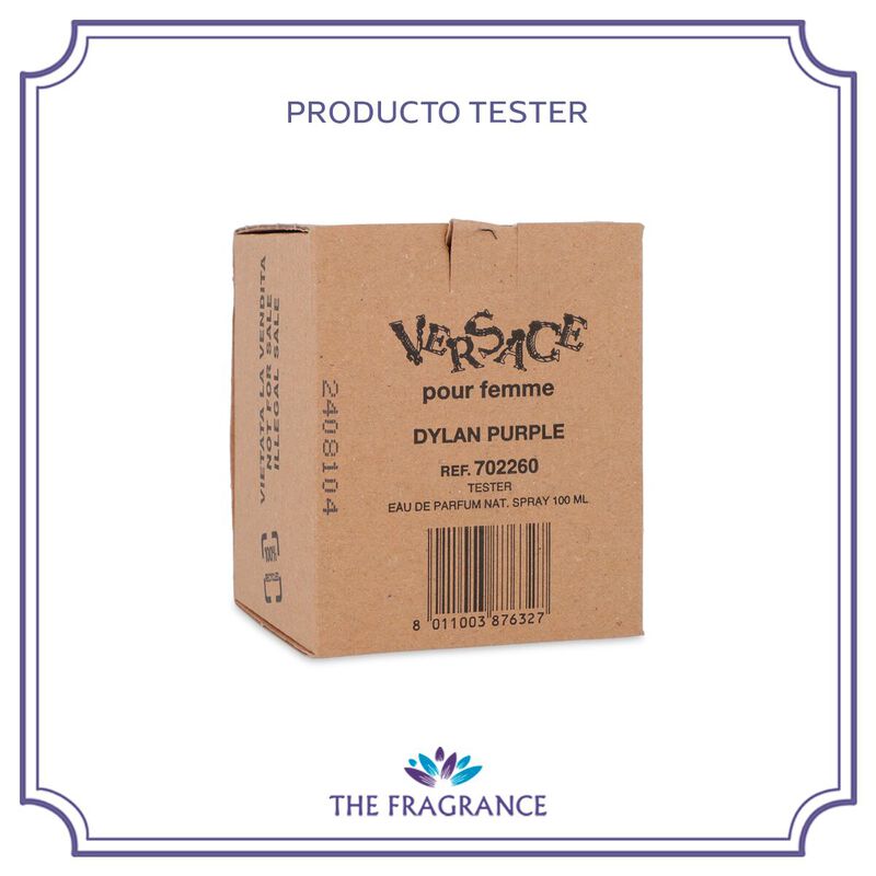 Tester Versace Dylan Purple 100ml Edp Spray image number null