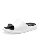 Elega Sandalia Impermeable Para Hombre Blanco Cod 132064-f
