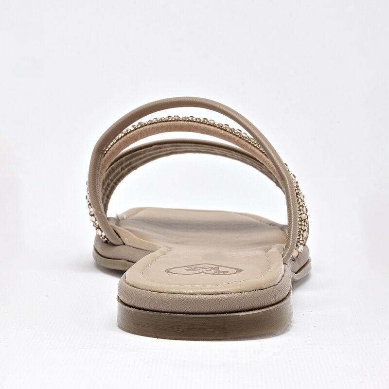 Ks sandalia piso para mujer beige dorado cod 14... image number null