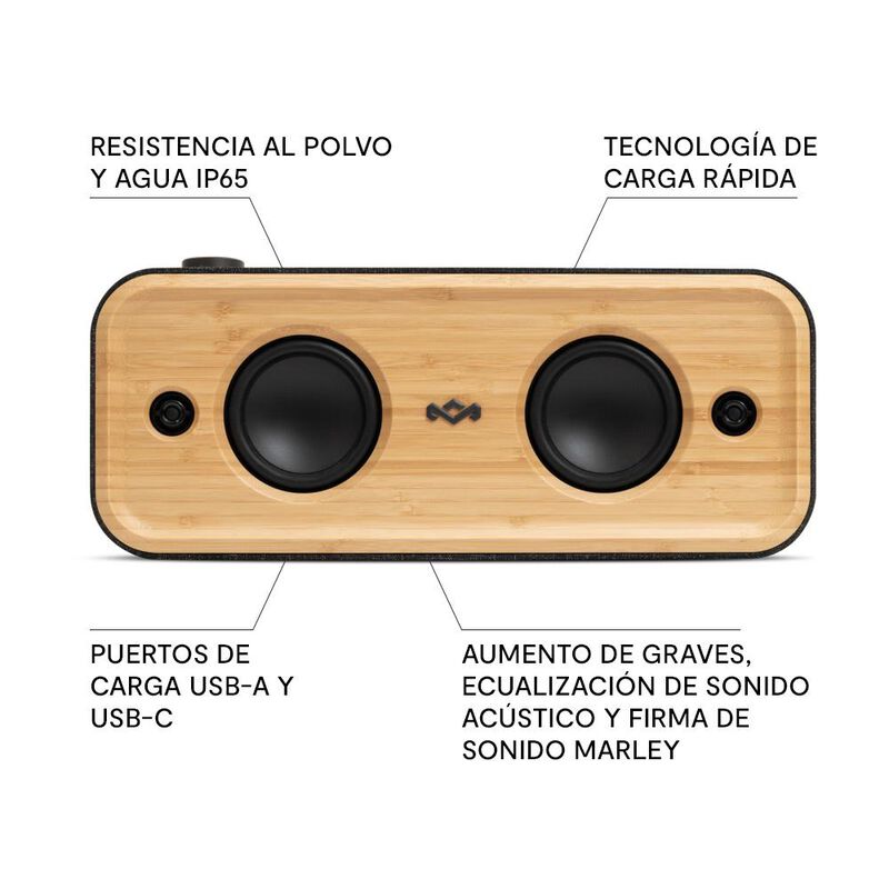 Bocina Get Together 2 Xl The House Of Marley Bl... image number null