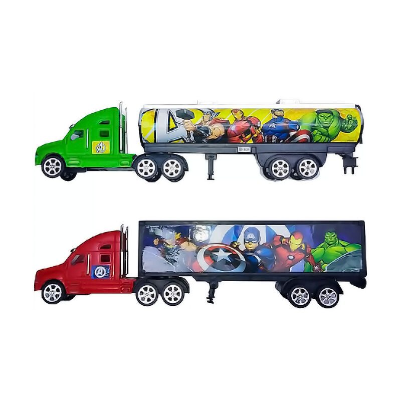 Trailer Y Pipa De Fricci&oacute;n 2 Pza Avengers Marve... image number null