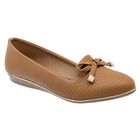 Ivi Love Balerina para mujer camel
