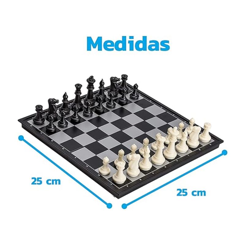 Ajedrez Blanco y Negro Bluelander image number null