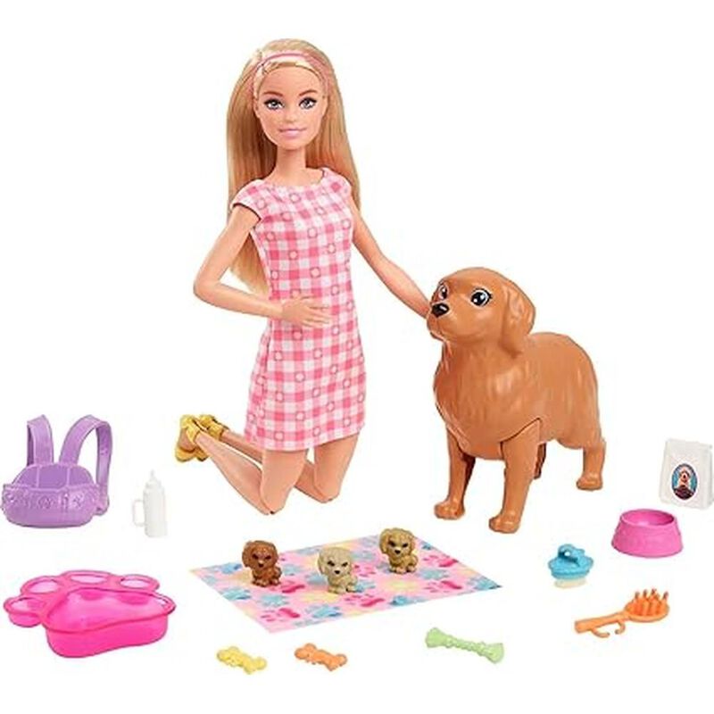 Barbie Sisters & Pets, Cachorros Reci&eacute;n Nacidos... image number null