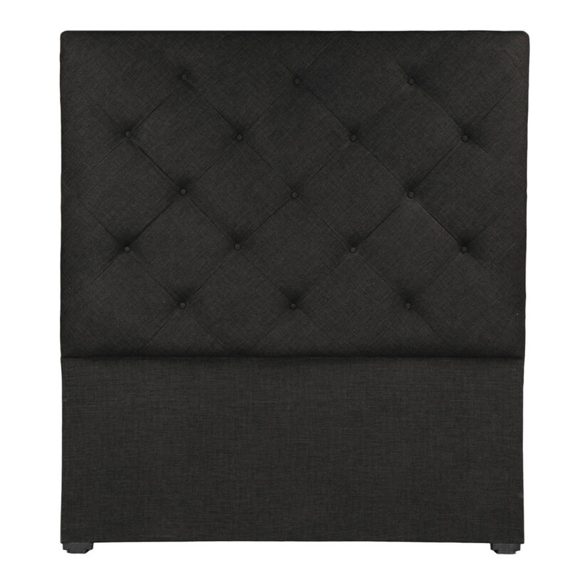 Cabecera Queen Size Dicasa Ikki Negro image number null