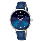 Reloj De Pulso Lorus Modelo Rg257px9 Para Mujer Color Azul