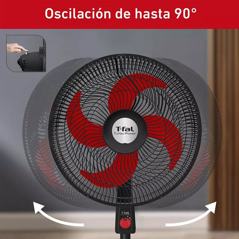 Ventilador de pedestal 18&rdquo; Silencioso T-FAL Tur... image number null