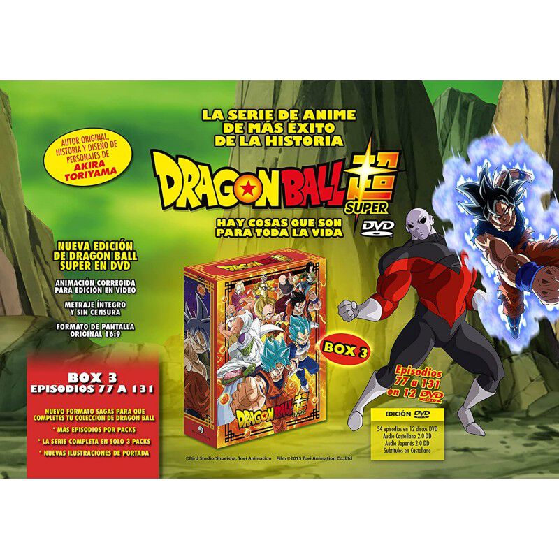 Dragon Ball Super Box 3. Episodios 77 A 131 (55... image number null