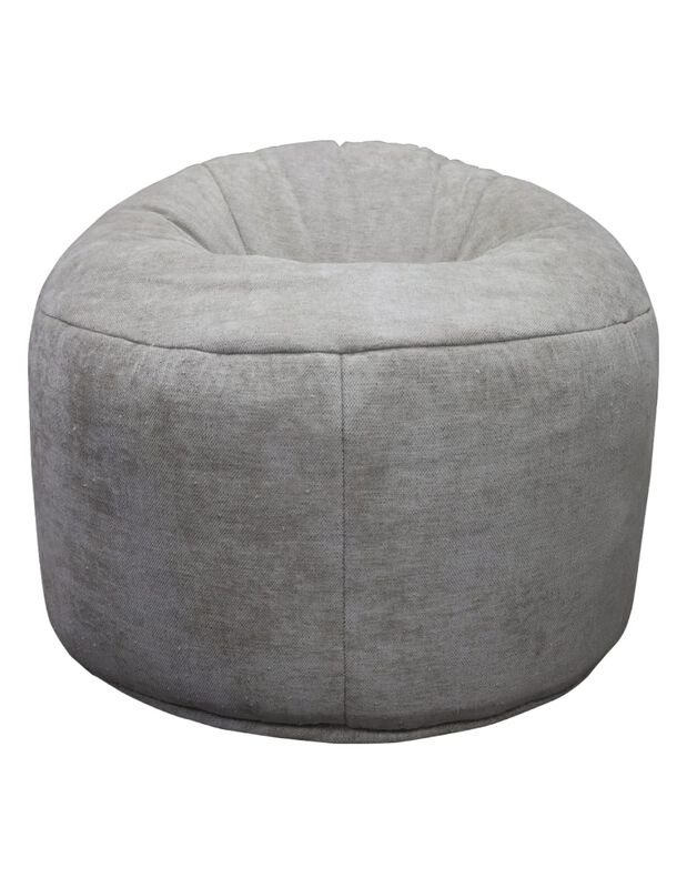 Puff Sill&oacute;n Roma Gris, Suave y Estructura Liger... image number null