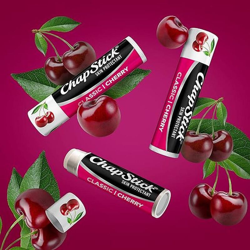 Classic Cherry B&aacute;lsamo Labial, Chapstick, 3 Tub... image number null