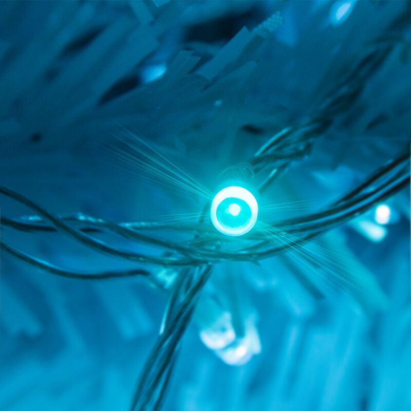 Serie Luces LED 300 focos Luz Azul Cable Transp... image number null