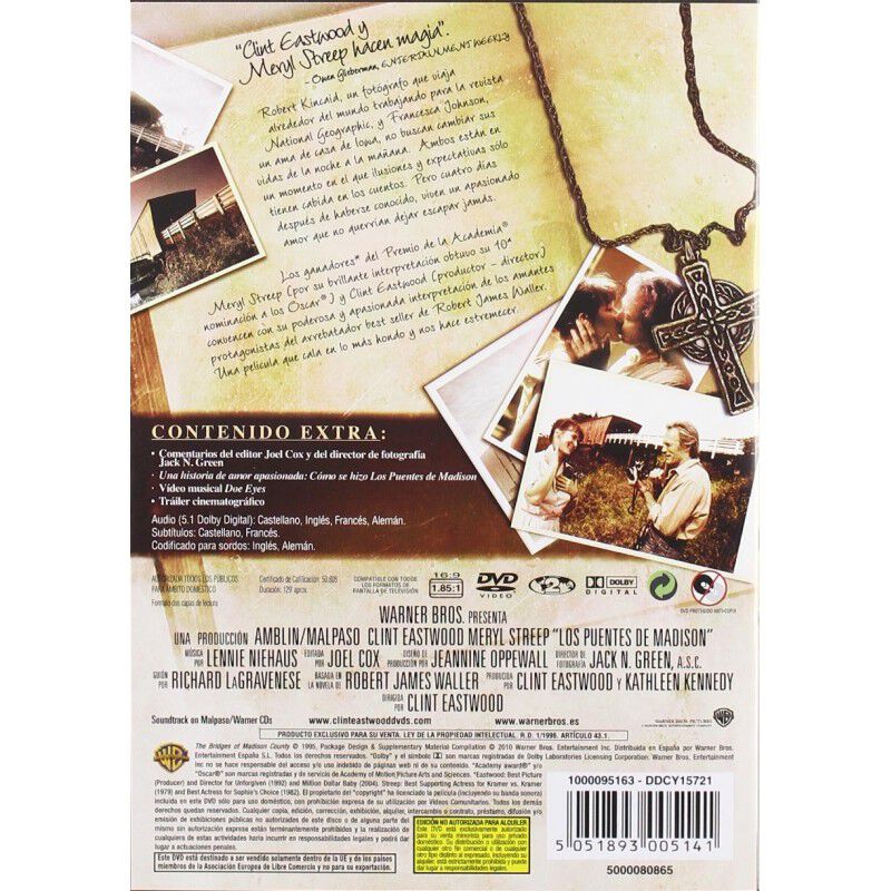 Los Puentes De Madison (dvd) image number null