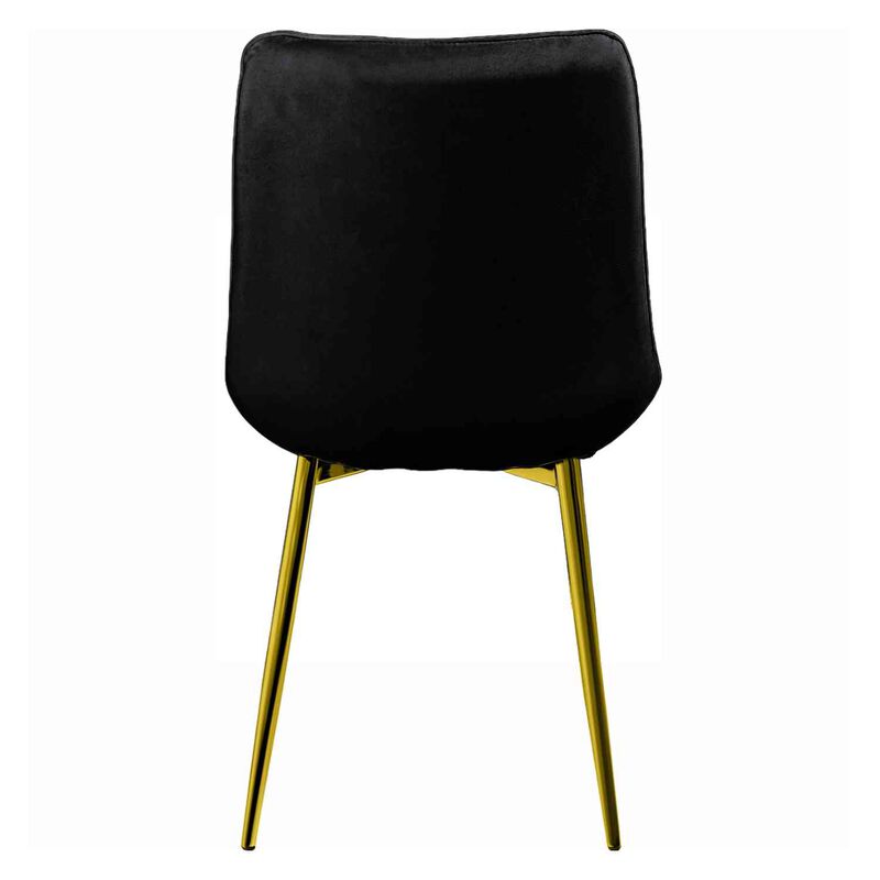 Set 2 Sillas Comedor Tapizadas Terciopelo Patas... image number null