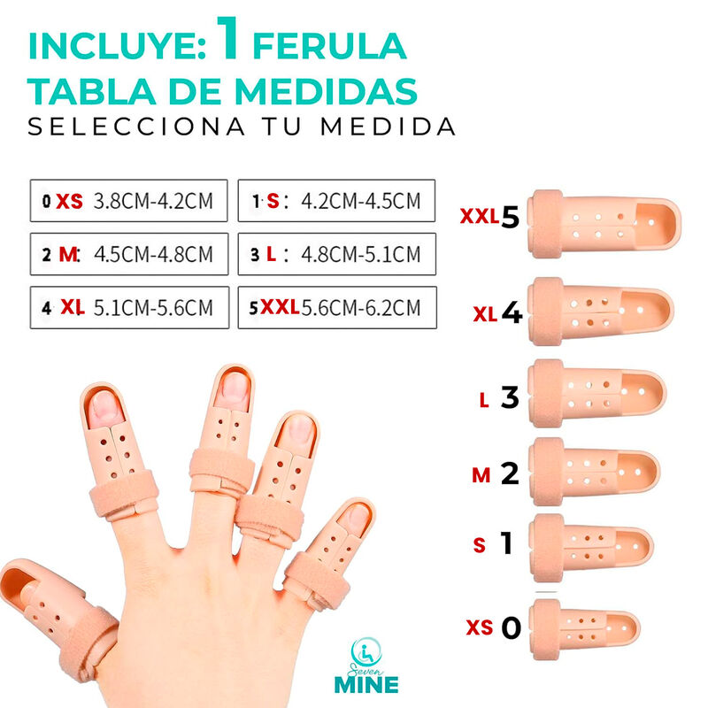 Férula Dedo Stack (1 Pza): Sujeción Firme Con V... image number null