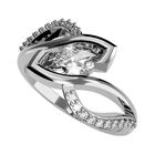 Anillo de Compromiso en Oro de 14K con Circonia... Anillo de Compromiso en Oro de 14K con Circonia - Amore Mio!