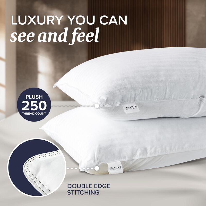 Juego De 2 Almohadas De Cama Beckham Hotel Coll... image number null