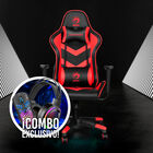 Silla Gamer CH-106 Marvo + Set 2 en 1 MH01BK