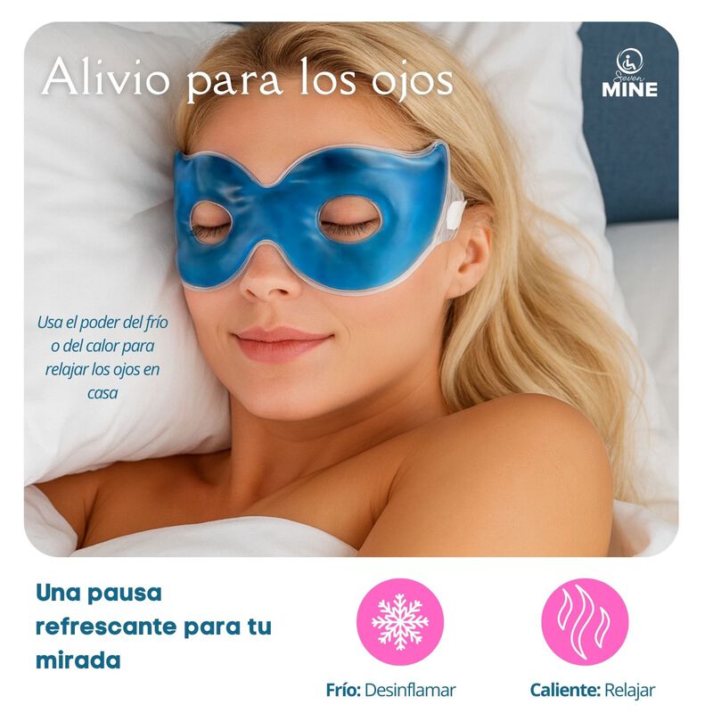 Antifaz de Gel Terapia Frío-Calor para Ojos | M... image number null