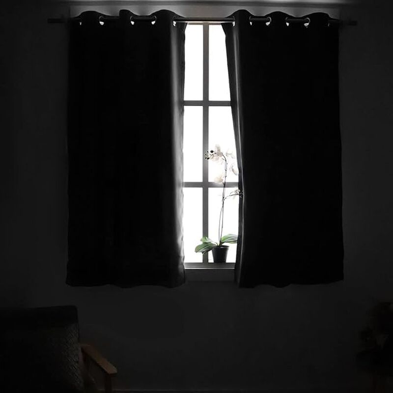 Cortinas Blackout Youngstex Rojas De 229 Cm De ... image number null