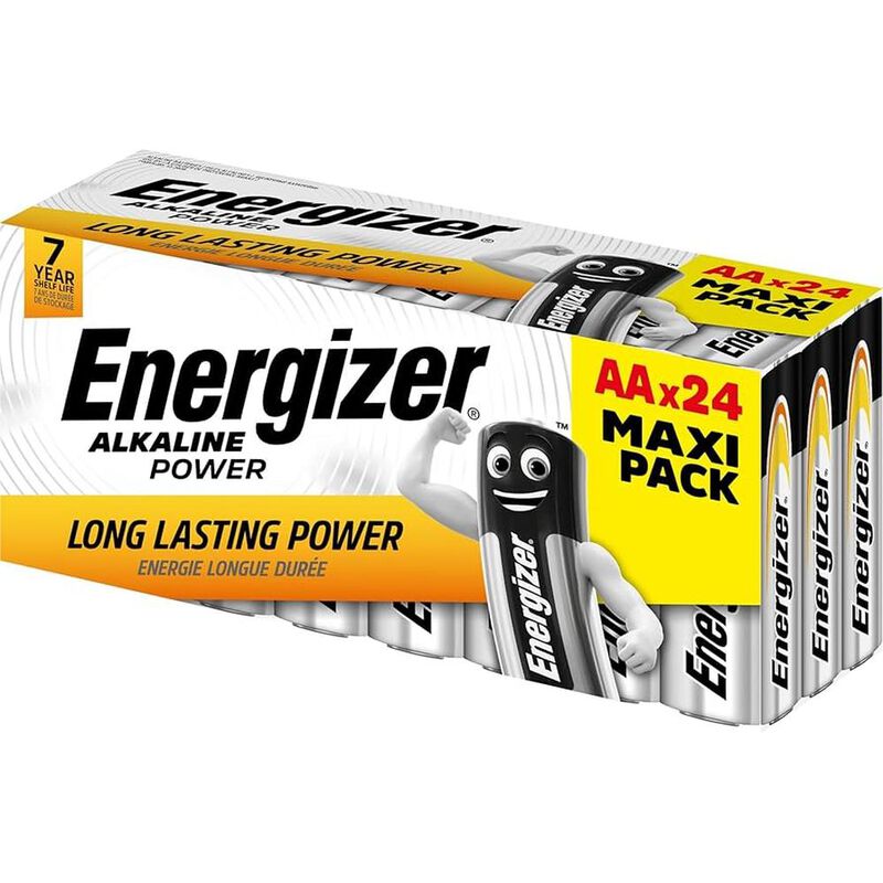 CAJA ENERGIZER ALCALINA INDUSTRIAL AA 24 UNIDAD... image number null