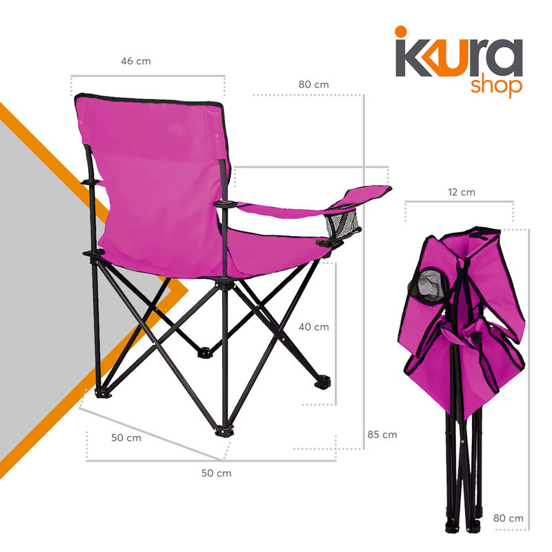 Silla Plegable Para Acampar, Playa, Jardín, 10 ... image number null