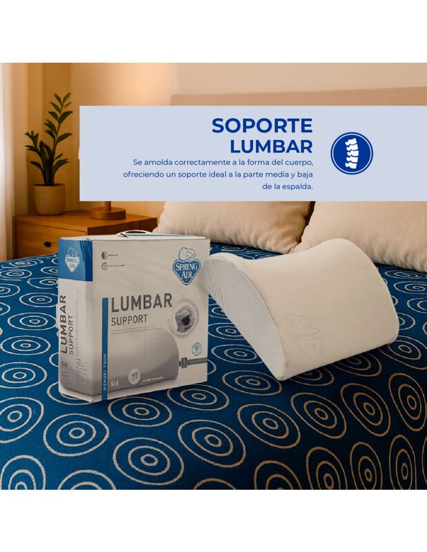 Almohada Ergon&oacute;mica Lumbar Spring Air Support d... image number null