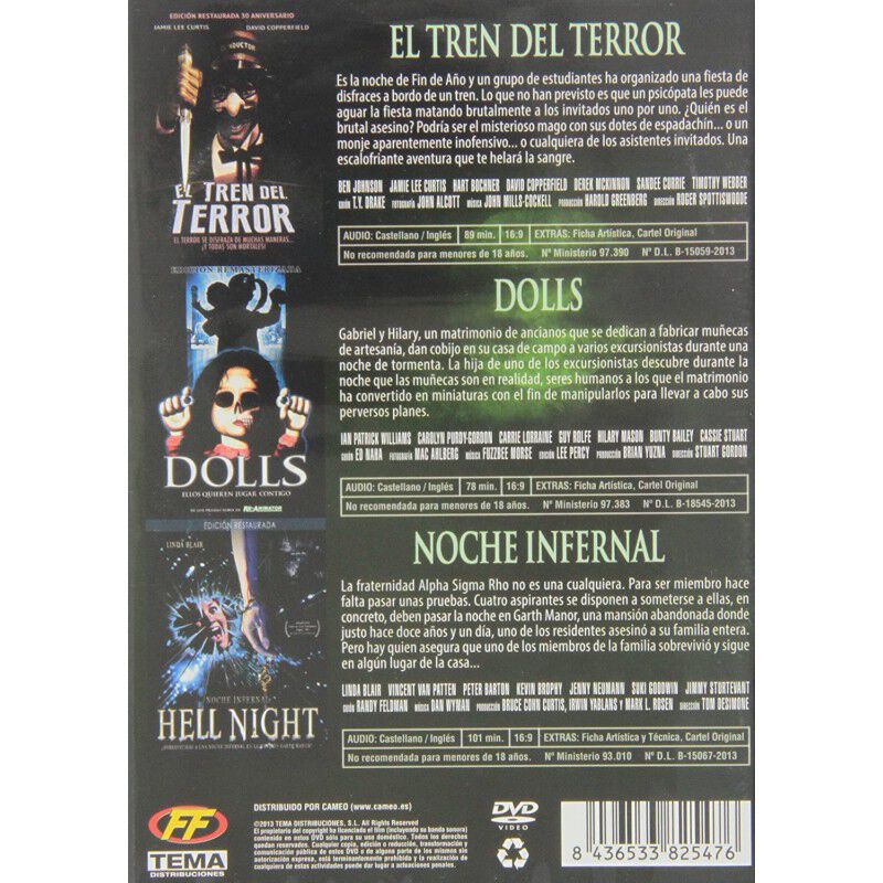 Pack de pel&iacute;culas cl&aacute;sicas de terror de los a&ntilde;o... image number null