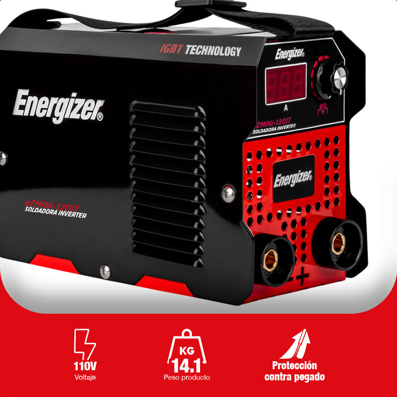 Energizer Mini Soldadora Inverter Port&aacute;til 120a... image number null