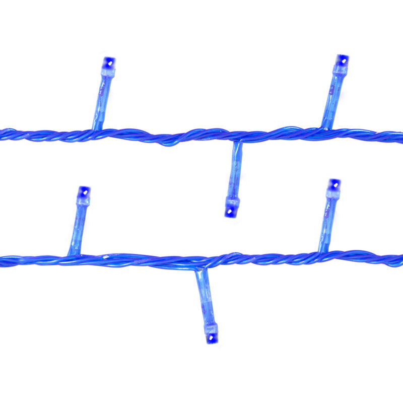 Serie Decorativa Cascada Luz Led Azul Foco Tipo... image number null