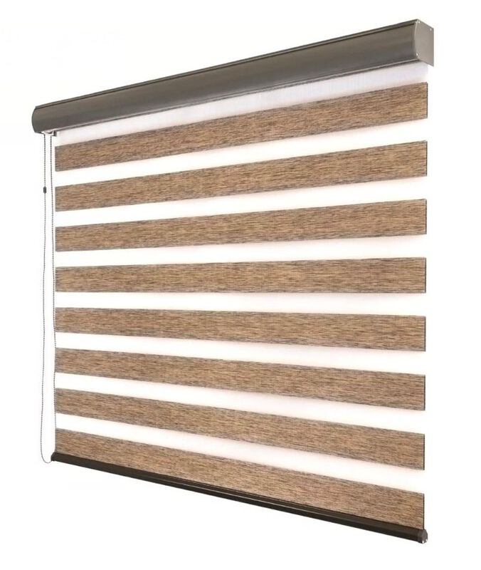 Persiana Marais Enrollable Kakhy Duo Woodline image number null