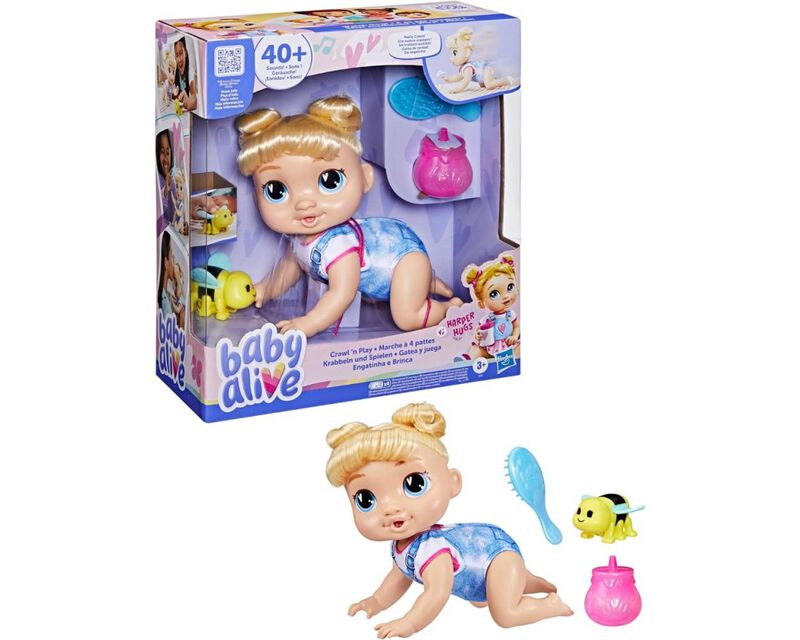 Baby Alive Harper Hugs Gatea y Juega image number null