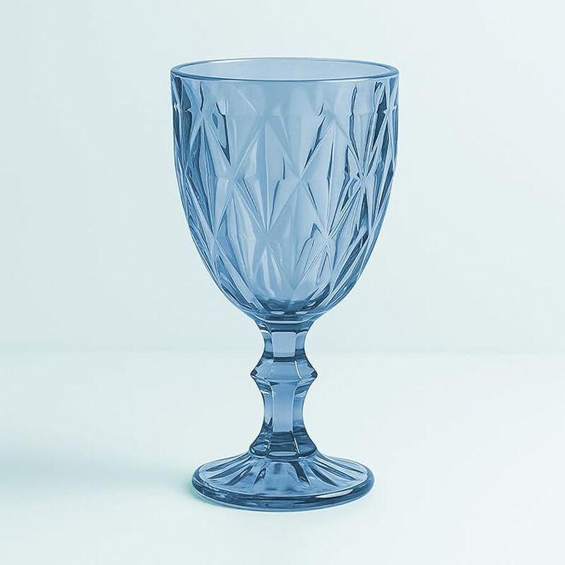 Juego de 6 Copas de Vidrio 240 ml, Copas Colori... image number null