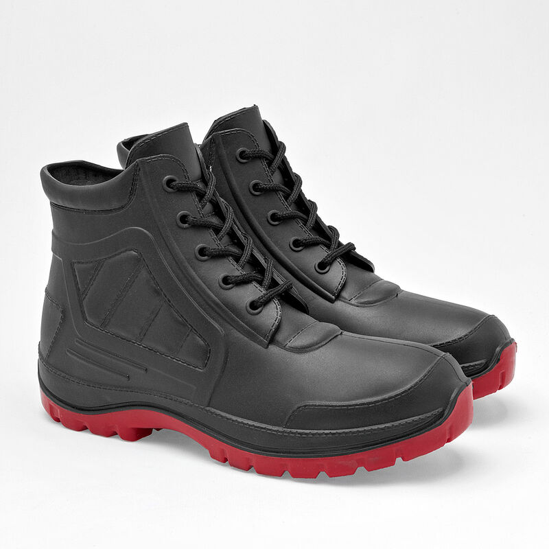 Duramil Bot&iacute;n Hiking Para Hombre Negro Cod 1294... image number null