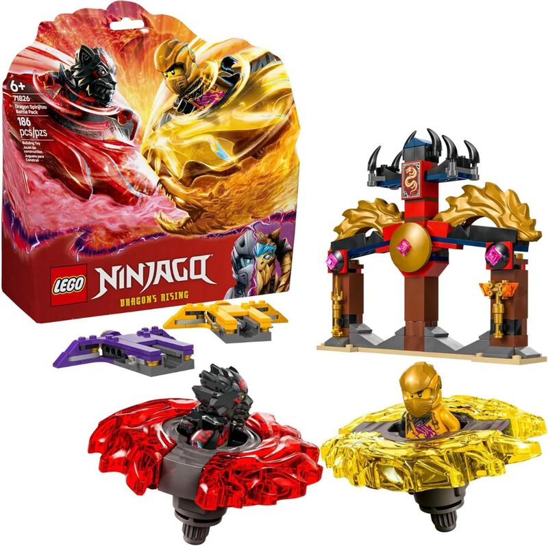 NINJAGO PACK DE COMBATE: SPINJITZU DEL DRAG&Oacute;N 7... image number null
