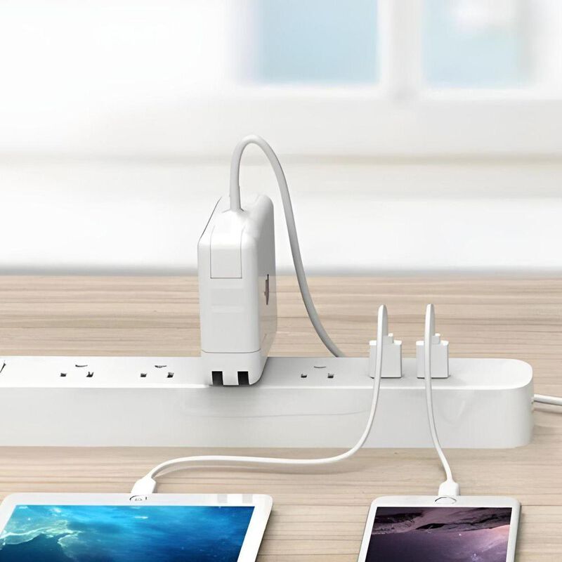 Multicontacto Regleta Usb 6 Entradas 2 Hyper To... image number null