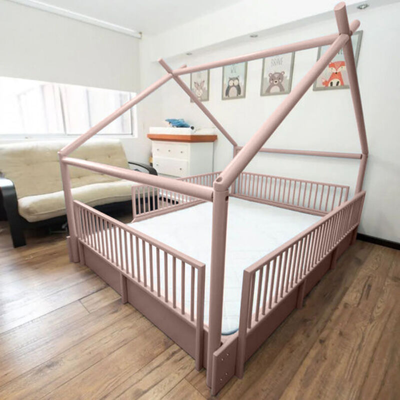 Matrimonial - Cama Chalet Montessori de Madera ... image number null