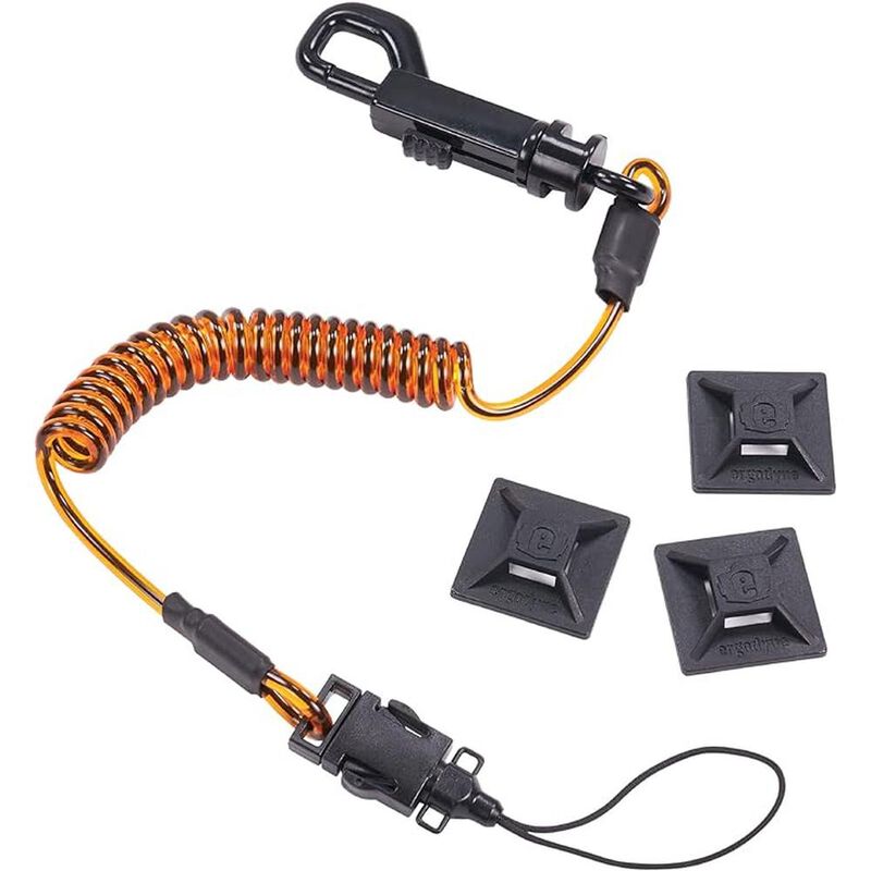 Ergodyne Squids 3151 Landyards Naranja y Negro image number null