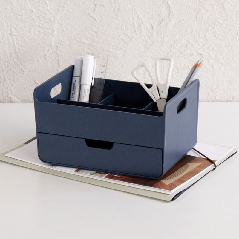 Combo Organizador Para Escritorio Azul image number null