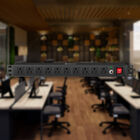 Multicontacto de 10 Salidas Horizontales para Rack de 19